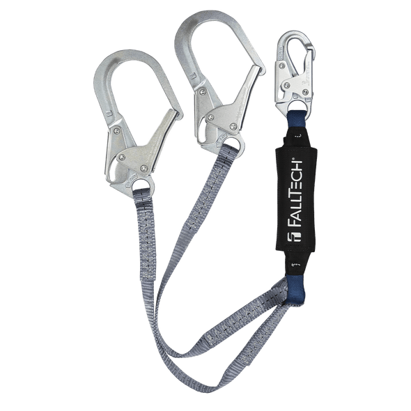 FallTech 4' SAL Y-Legs; ViewPack with Rebar Hooks