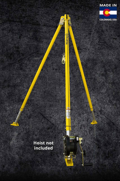 Pelsue Rescue Tripod (RT07) + P057 Carrying Case + PHT07C Personnel Hoist + MB-TL1 Bracket Kit, RT07