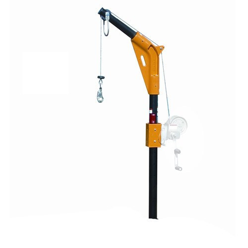 Pelsue Permanent Davit System - DK4248 Mast (42"/48" Offset) + DSS-F2 Floor Mounted Center Base Plate/Sleeve,  DK4248 Mast 