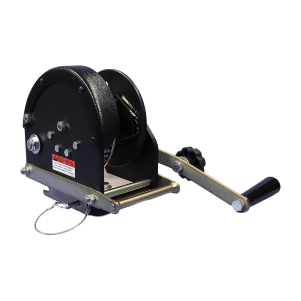 Pelsue Quick Rescue Hoist - 70' Technora Rope, ANSI Swivel Snap Hook, Reverse Rotation