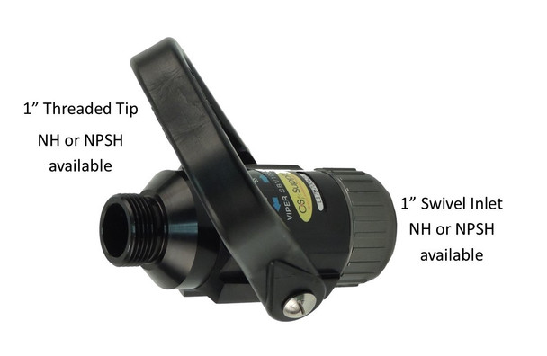 C&S Supply 1" Forestry Ball Shutoff without Pistol Grip | SBV10SS