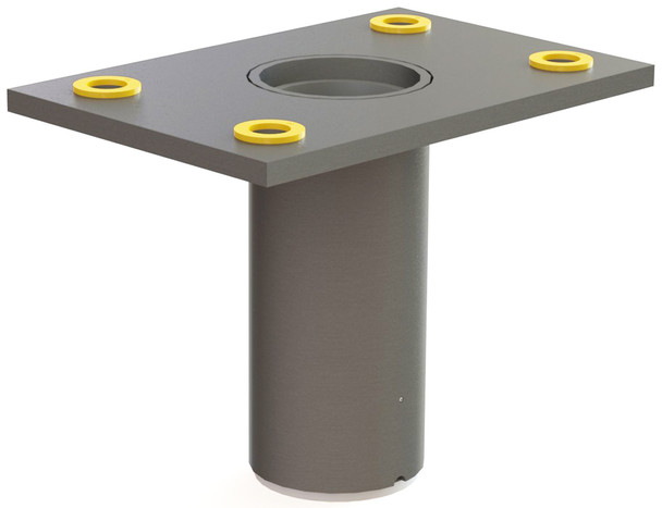 Pelsue Davit Floor Mounted Sleeve for Concrete - Stainless Steel (DSS-F3)