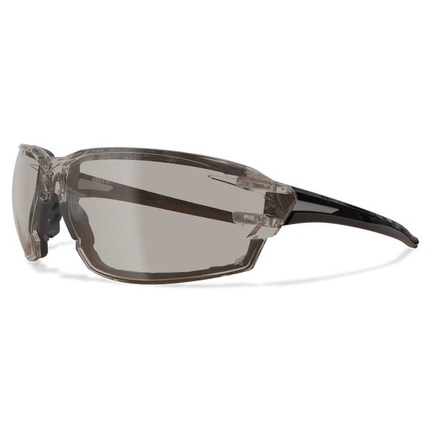 Edge Nevosa - Safety Glasses with Black Frame and Clear Anti-Glare Standard Anti-Fog/Gasket Lens