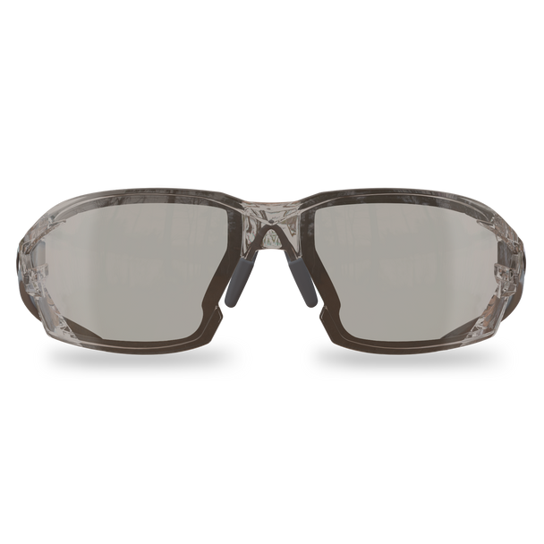 Edge Nevosa - Safety Glasses with Black Frame and Clear Anti-Glare Standard Anti-Fog/Gasket Lens