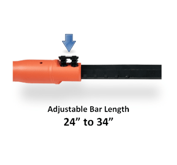 Benner Nawman Hickey Bar for Manual Rebar Bending - Chiseled end | BNHYBR-21404