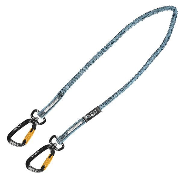 FallTech Premium Tool Tether, 5 lbs, with Dual Swivel Alum Carabiners, 36", 1/pk