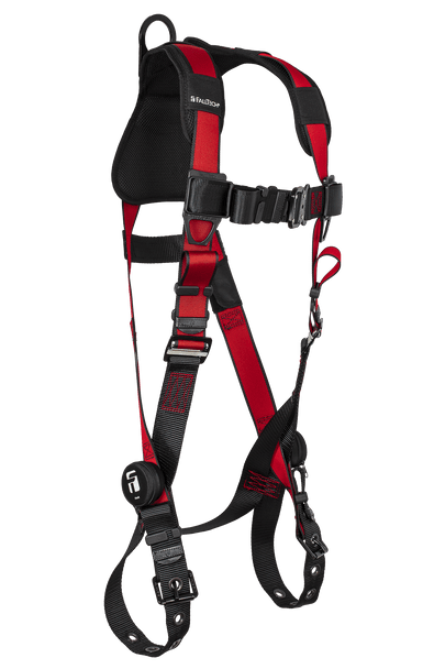TradesmanÂ® Pro 1D Standard Non-belted Full Body Harness, Tongue Buckle Leg Adjustments