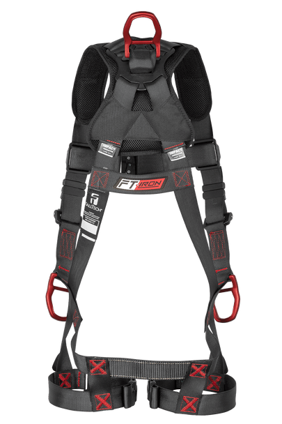 FallTech FT-Iron FBH 3D Standard Non-Belted, QC Legs and Chest, Back View