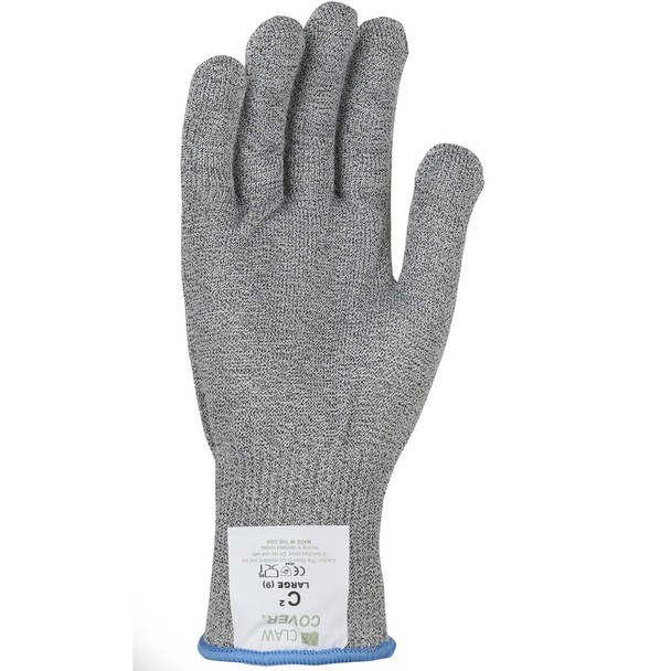 PIP Claw Cover® Seamless Knit 13-121 Gloves, HPPE Stainless Steel Blend, Lightweight, Case of 204, Palm View