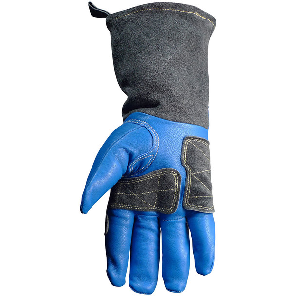 PIP Caiman® Premium Goat Grain MIG/Stick Welder's Gloves 1520, Wool Lining, 6 Pairs, Palm View