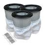 Abatement Technologies HEPA Filter with Premium Filter Bags / 3 Pack