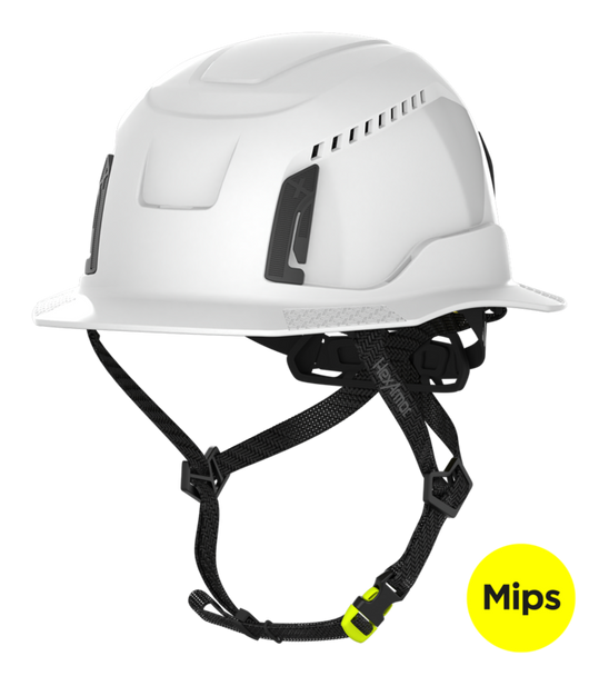 HexArmor Ceros XT400 Full Brim Vented Safety Helmet with MIPS - Type 2 Class C