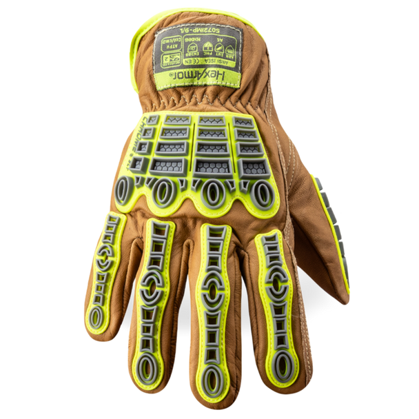 HexArmor A6 Goatskin Leather with Padded Palm, Oilguard and Impact