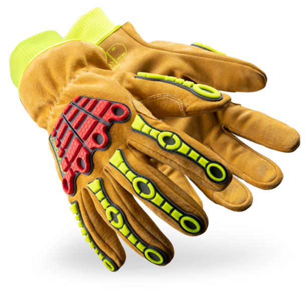 HexArmor Chrome Series Arctic, IronHide Leather, HA607P2, with Impact