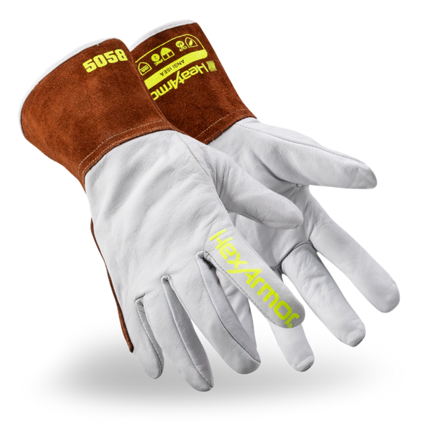 HexArmor HeatHide Split Cow Gauntlet