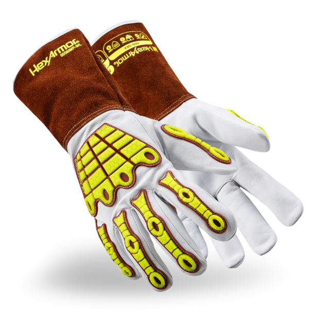 HexArmor Silicone Impact Welding Gauntlet