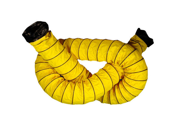 Pelsue 2025HRT Standard Blower Hose (25') + 3015P Plastic Canister with Handle, 2025HRT Standard Blower Hose (25')