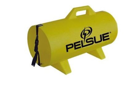 Pelsue 2025HRT Standard Blower Hose (25') + 3015P Plastic Canister with Handle, 3015P Plastic Canister with Handle