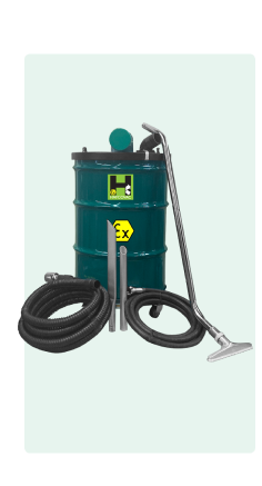 Explosion Proof Vacuum with Accessory Kit | Anti-Static Compressed Air | 30 or 55 Gallon 