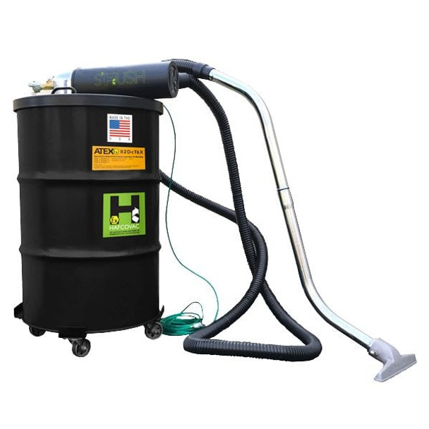 Compressed Air Vacuum 85 CFM |55 Gallons | 1.5" Hose | Hafcovac | HV-55-1510V