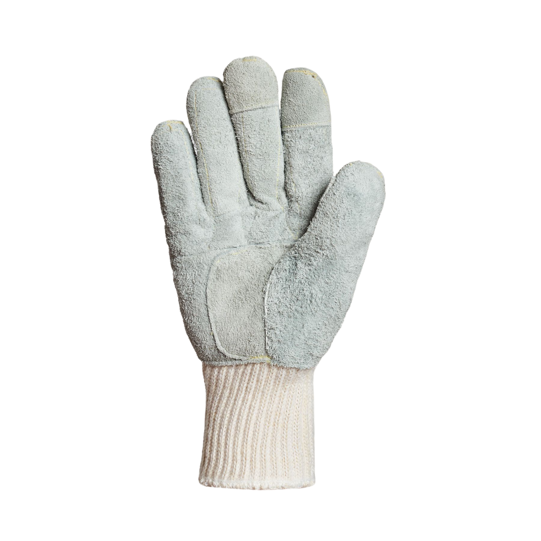 Super-Fit™ Grey Knit Thermal Work Gloves with Natural Rubber Coated Palm -  Medium