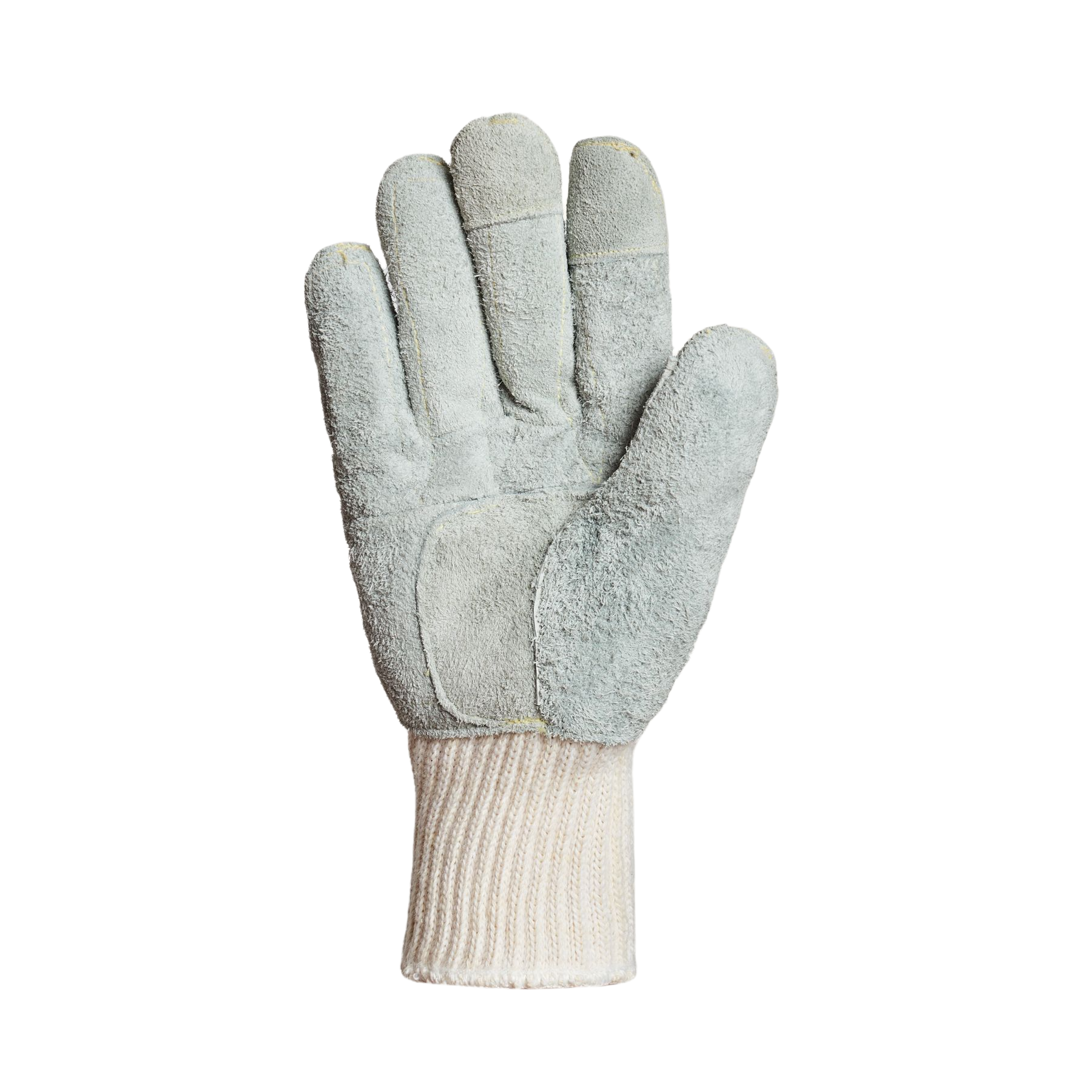 Super-Fit™ Grey Knit Thermal Work Gloves with Natural Rubber Coated Palm -  Large