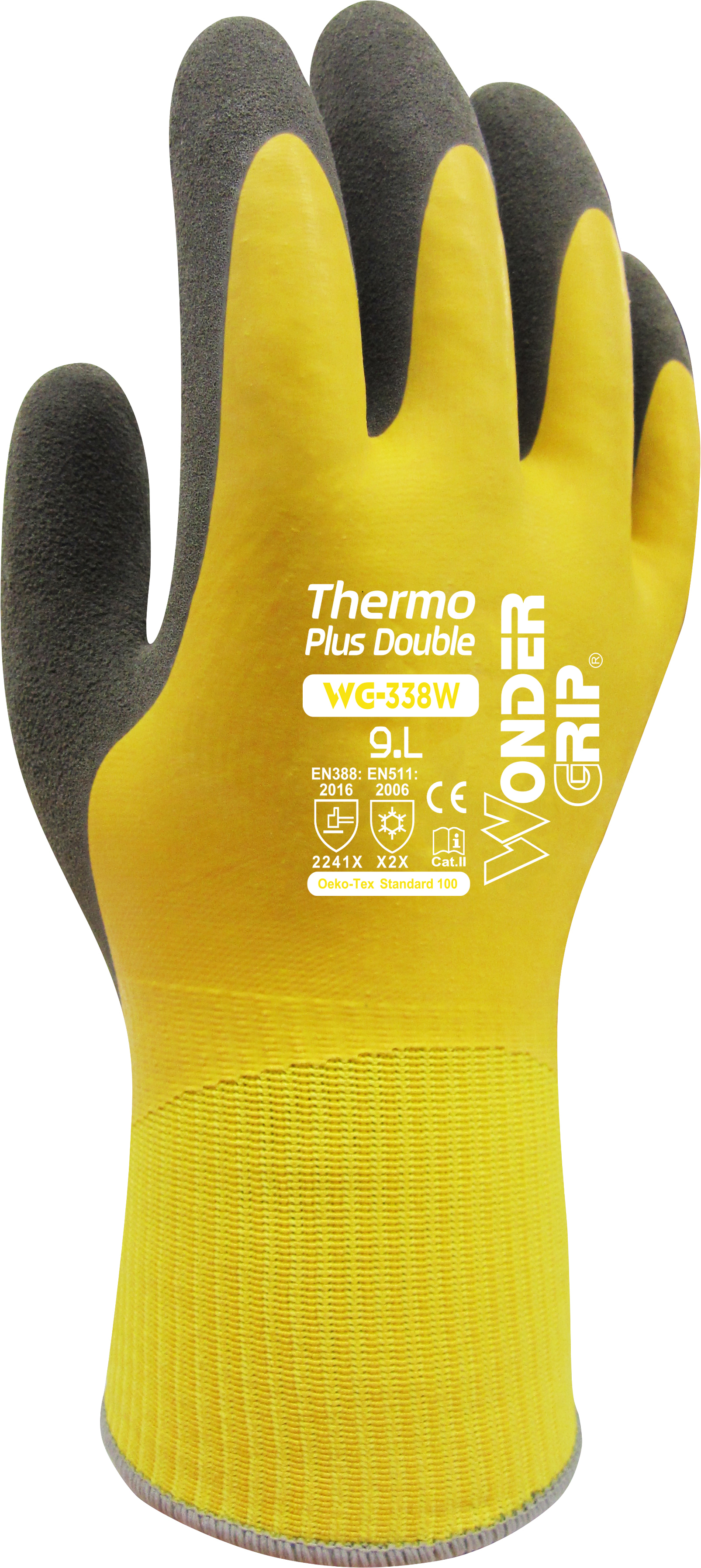 53761 WONDER GRIP - Protective gloves, Size: 10,XL; orange; acrylic,latex;  Thermo; WG-380-XL/10