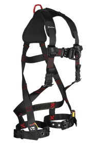 Falltech 8257 FallTech FT-Iron FBH 1D+FD Climbing Non-Belted, TB Legs/QC Chest, Large Pad