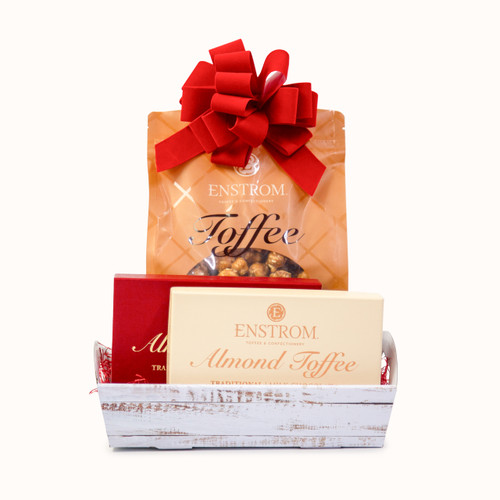 Toffee and Popcorn Basket