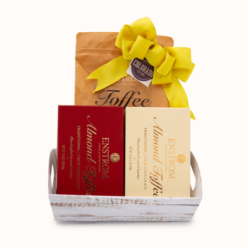 Toffee and Popcorn Basket