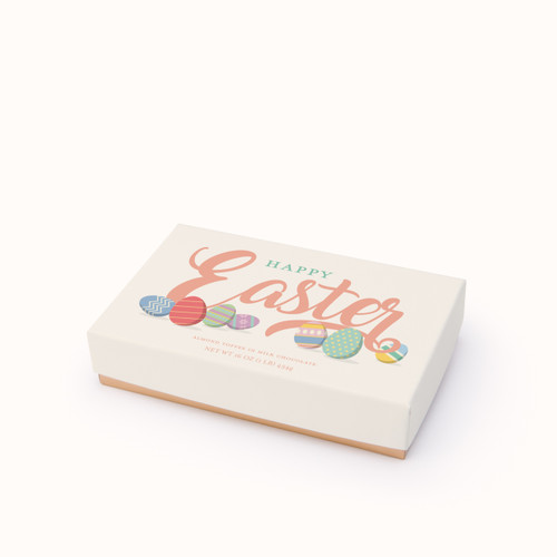 Easter 1lb Traditional Almond Toffee Closed Box