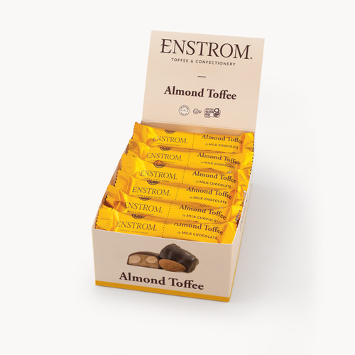 Caddy of Milk Chocolate Toffee Bars