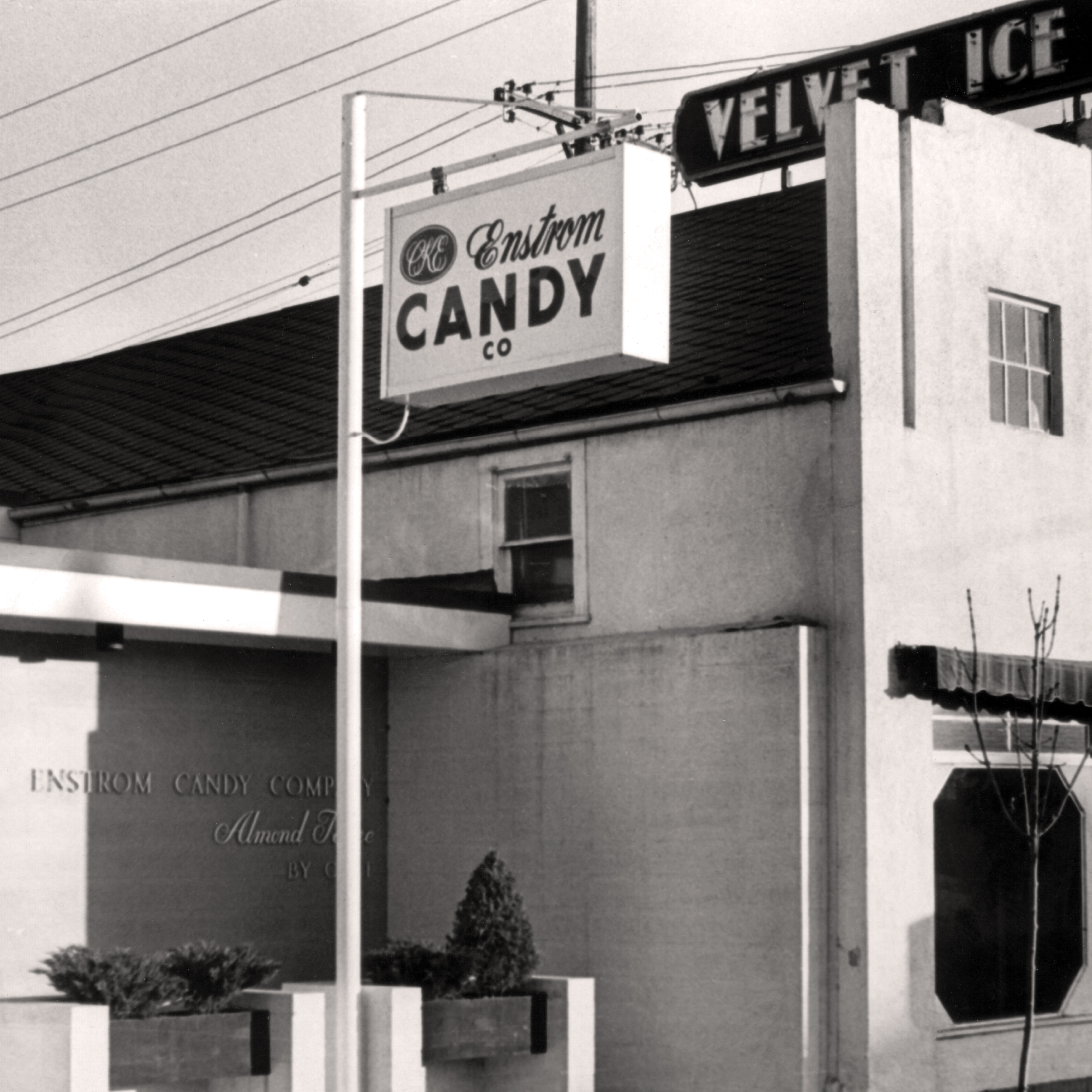 Enstrom Candy Company 1960s Storefront