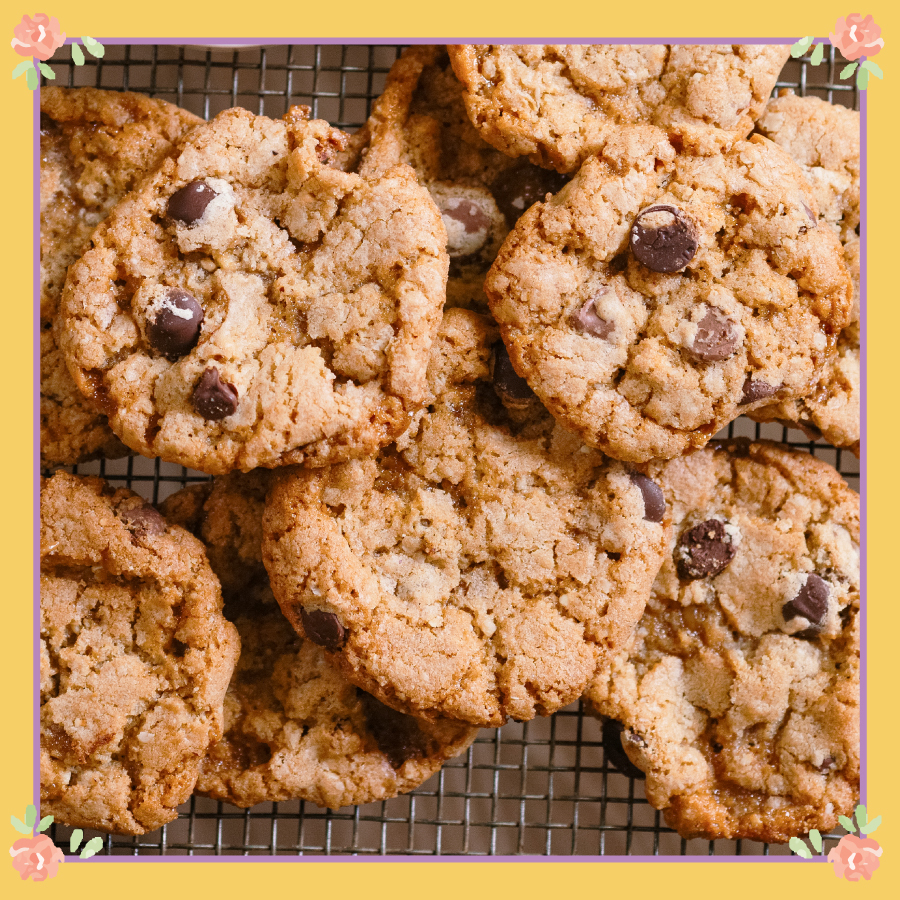 Enstrom Almond Toffee Cookies on Wire Rack