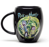 Rick And Morty Portal Oval Coffee Mug