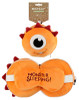 Orange Monstarz Travel Pillow and Eye Mask