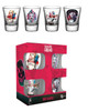 Harley Quinn Set Of 4 Shot Glasses