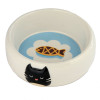 Feline Fine Cat Food Bowl