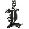 Death Note L Symbol Metal Keyring