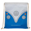 Volkswagen Blue Drawstring Bag