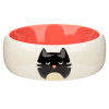 Feline Fine Pink Cat Food Bowl