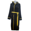 Guns N Roses Black and Yellow Fleece Bathrobe