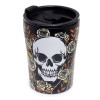 Skull and Roses Stainless Steel Thermal Flask