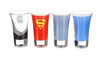 Justice League Set Of 4 Shot Glasses