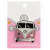 VW Volkswagen Pink Enamel Metal Pin Badge