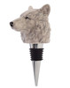 Ceramic Wolf Bottle Stopper