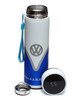Volkswagen Blue Insulated Drinks Bottle With Digital Thermometer