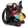 Lucky Cat Black Maneki Neko Mug