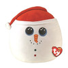 TY Squish A Boo 10" Flurry Snowman Soft Toy