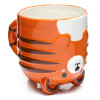 Tiger Upside Down Ceramic Mug